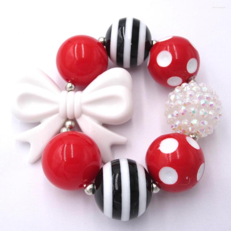 Strand 2pcs White Resin Bowknot Charm Beads Bubblegum Bracelet Christmas Party Dress Up Elastic Wrist GIFT For Baby Girls
Strand 2pcs White Resin Bowknot Charm Beads Bubblegum Bracelet Christmas Party Dress Up Elastic Wrist GIFT For Baby Girls