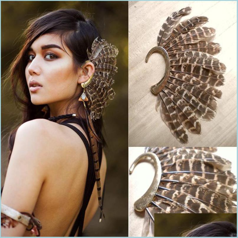 Ear Cuff Africa New Unique Unisex Big Feather Ear Cuff Non Piercing Gold Clip On Earrings For Women/Men Drop Delivery Jewelry Dhbhb
Ear Cuff Africa New Unique Unisex Big Feather Ear Cuff Non Piercing Gold Clip On Earrings For Women/Men Drop Delivery Jewelry Dhbhb