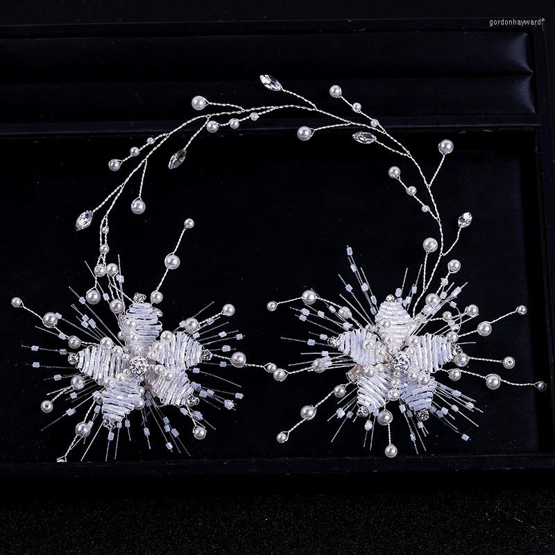 Headpieces Bridal Jewelry Pearl Crystal Flower Hairpin Headband Wedding Accessories
Headpieces Bridal Jewelry Pearl Crystal Flower Hairpin Headband Wedding Accessories