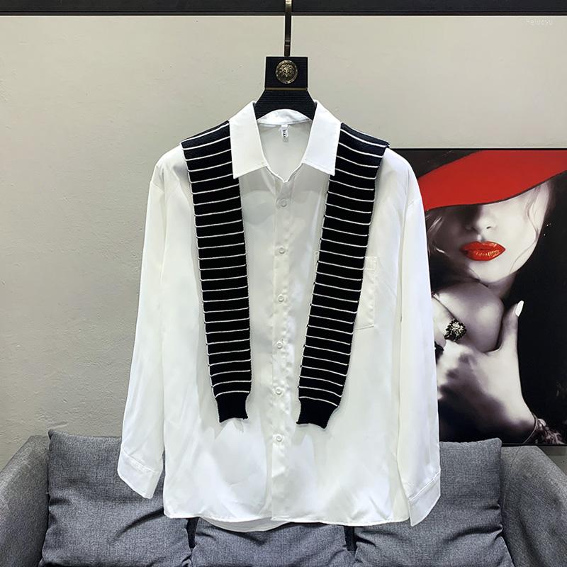 Men's Casual Shirts Bn767 Fashion Men's 2022 Runway Luxury European Design Party Style Clothing, Black
Men's Casual Shirts Bn767 Fashion Men's 2022 Runway Luxury European Design Party Style Clothing, Black