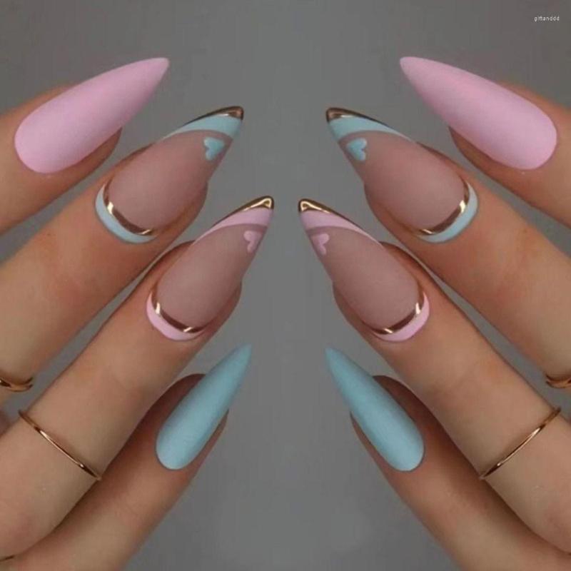 False Nails 24pcs Nail Tips Press On Full Cover Colorful Wavy Leopard Long Almond French Fake, Jp2036
False Nails 24pcs Nail Tips Press On Full Cover Colorful Wavy Leopard Long Almond French Fake, Jp2036