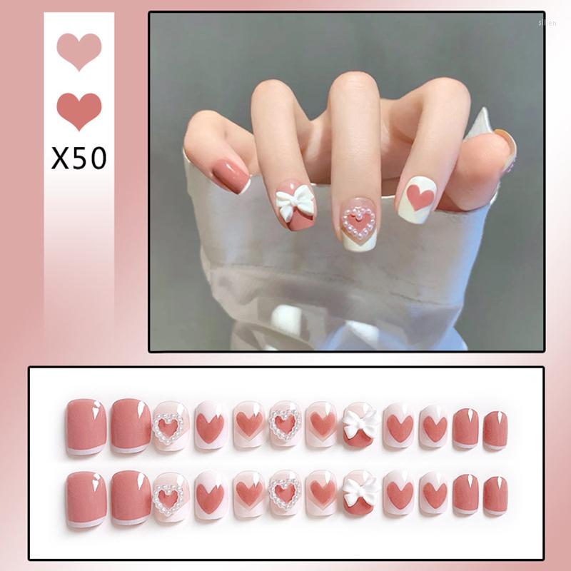 False Nails 24pcs/set Nail Art Patches Fake French Wearable Tips Short Stickers, -x36
False Nails 24pcs/set Nail Art Patches Fake French Wearable Tips Short Stickers, -x36