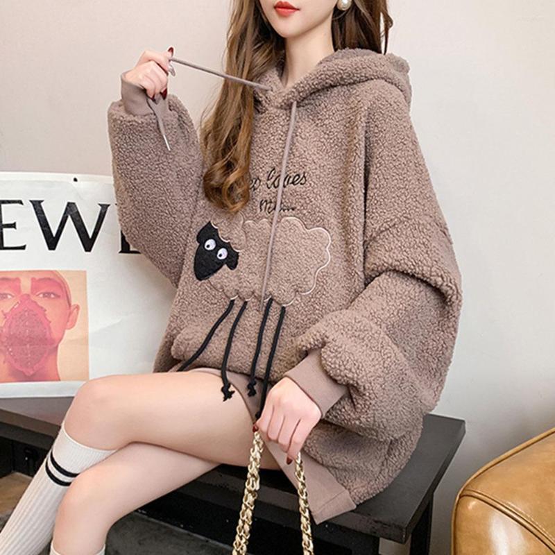 Women's Hoodies Harajuku Fleece Hoodie Pullover Women Winter Fashion Long Top Lamb Applique Sweater Schoolgirl Cute Clothes, Red
Women's Hoodies Harajuku Fleece Hoodie Pullover Women Winter Fashion Long Top Lamb Applique Sweater Schoolgirl Cute Clothes, Red