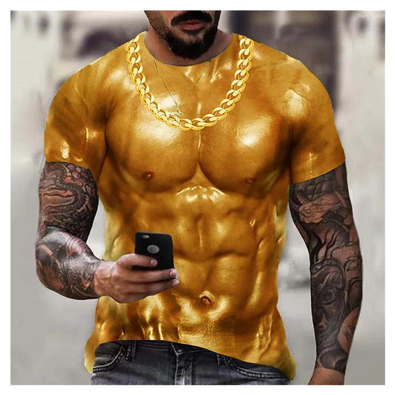 Men's T Shirts Muscle Shirt Men's Bodybuilding Gold Chain Tattoo Casual 3D Print Tshirt Funny Short Sleeve Clothing, T-964
Men's T Shirts Muscle Shirt Men's Bodybuilding Gold Chain Tattoo Casual 3D Print Tshirt Funny Short Sleeve Clothing, T-964