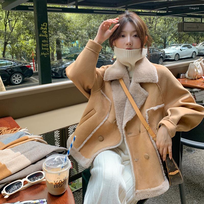 Women' Jackets Winter Women Faux Fur Suede Coat Thicken Warm Lambs Wool Teddy Coats Ladies Loose Oversized Outwear Tops Leisure Jacket, Champagne
Women' Jackets Winter Women Faux Fur Suede Coat Thicken Warm Lambs Wool Teddy Coats Ladies Loose Oversized Outwear Tops Leisure Jacket, Champagne