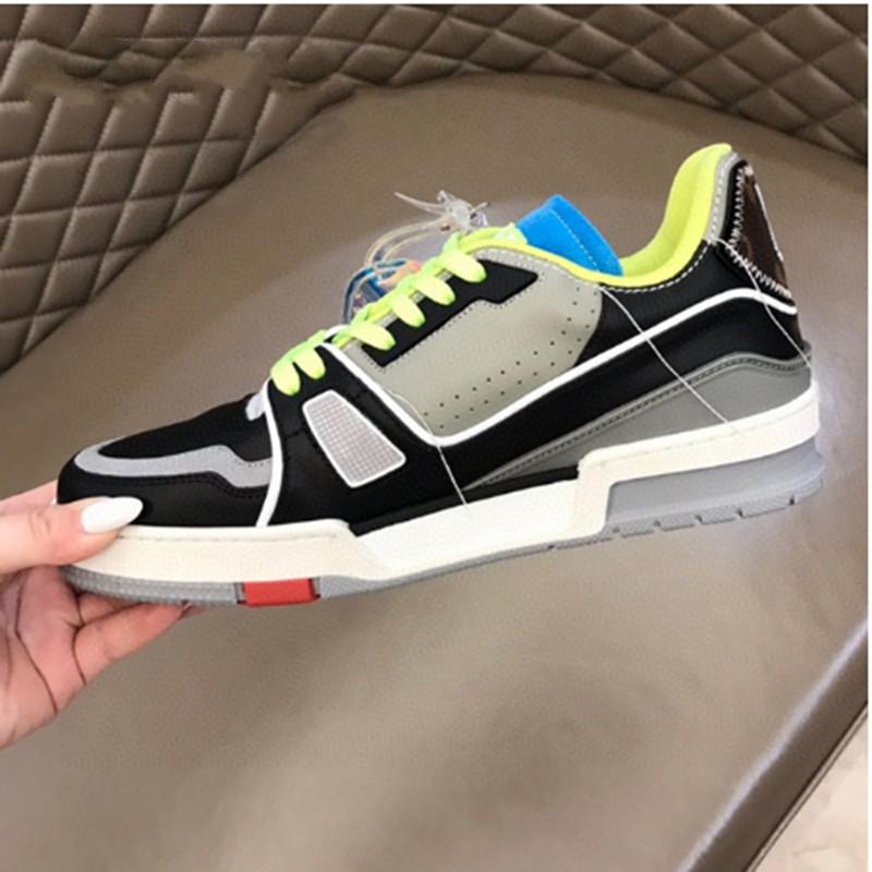 Designer Fashion Trainer sneaker intage Casual Shoes Virgils alligator-embossed black Grey Brown White Green calf leather French Ablohs sUw
Designer Fashion Trainer sneaker intage Casual Shoes Virgils alligator-embossed black Grey Brown White Green calf leather French Ablohs sUw