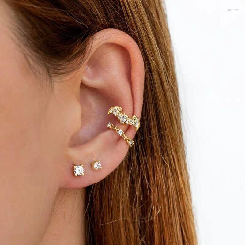Backs Earrings Micro Pave Cz Animal Design Earring Silver Plated Gold Color Bat No Piercing Ear Cuff 1 Piece
Backs Earrings Micro Pave Cz Animal Design Earring Silver Plated Gold Color Bat No Piercing Ear Cuff 1 Piece