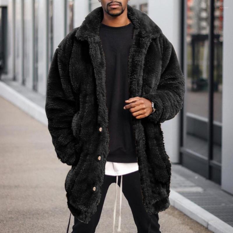 Men's Jackets Winter Jacket Men Long Sleeve Solid Color Plush Thicken Single-breasted Warm Coat For Male Clothing Streetwear, Black
Men's Jackets Winter Jacket Men Long Sleeve Solid Color Plush Thicken Single-breasted Warm Coat For Male Clothing Streetwear, Black