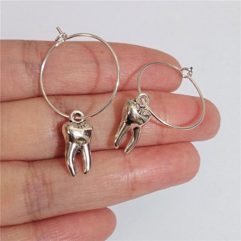 Dangle Earrings Tooth Hoop 20mm Small Dental Hygienist Gift Dentist Tooh Charm Jewelry Human Teeth
Dangle Earrings Tooth Hoop 20mm Small Dental Hygienist Gift Dentist Tooh Charm Jewelry Human Teeth