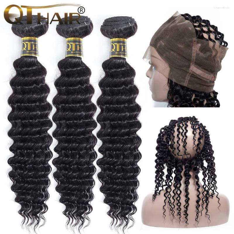 Human Hair Bulks QT Brazilian Bundles With Closure Deep Wave Lace Remy 3Bundles 360 Frontal
Human Hair Bulks QT Brazilian Bundles With Closure Deep Wave Lace Remy 3Bundles 360 Frontal