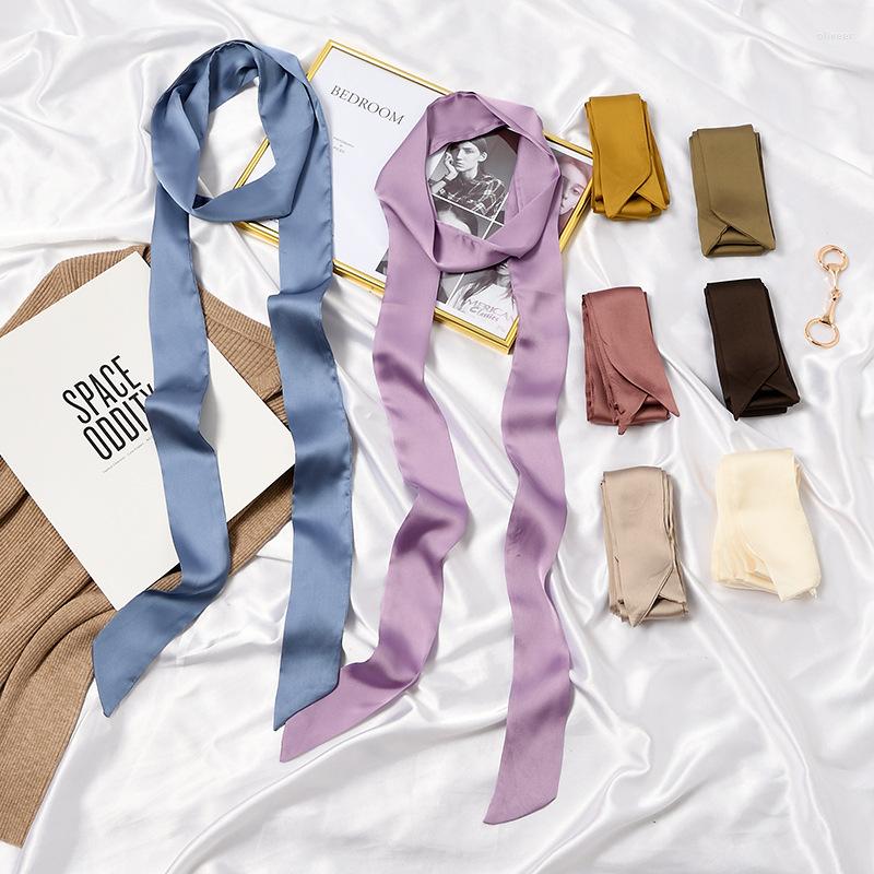 Scarves Summer Neck Scarf Hats Ribbon Accessories 5X200CM Pure Soft Satin Women's Small Long Fashion Dress Belt Tie
Scarves Summer Neck Scarf Hats Ribbon Accessories 5X200CM Pure Soft Satin Women's Small Long Fashion Dress Belt Tie