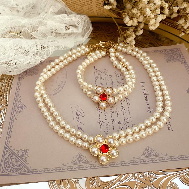 Chains 2022 Ancient Ways Hepburn Fan Elegant Temperament Pearl Necklace Bracelet Suits Female Party Dress Cheongsam Accessories
Chains 2022 Ancient Ways Hepburn Fan Elegant Temperament Pearl Necklace Bracelet Suits Female Party Dress Cheongsam Accessories