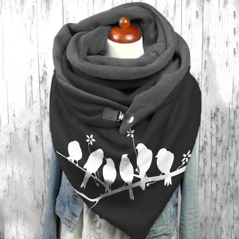 Scarves Women Cute Birds Print Scarf Vintage Boho Shawls Wraps Winter Female Warm Multi-Purpose Short Echarpe
Scarves Women Cute Birds Print Scarf Vintage Boho Shawls Wraps Winter Female Warm Multi-Purpose Short Echarpe