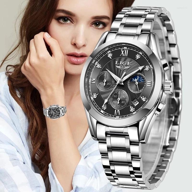 Wristwatches 2022 Fashion Watch Women Watches Female Waterproof Clocks Relogio Feminino Ladies Creative Steel Bracelet, Gold
Wristwatches 2022 Fashion Watch Women Watches Female Waterproof Clocks Relogio Feminino Ladies Creative Steel Bracelet, Gold