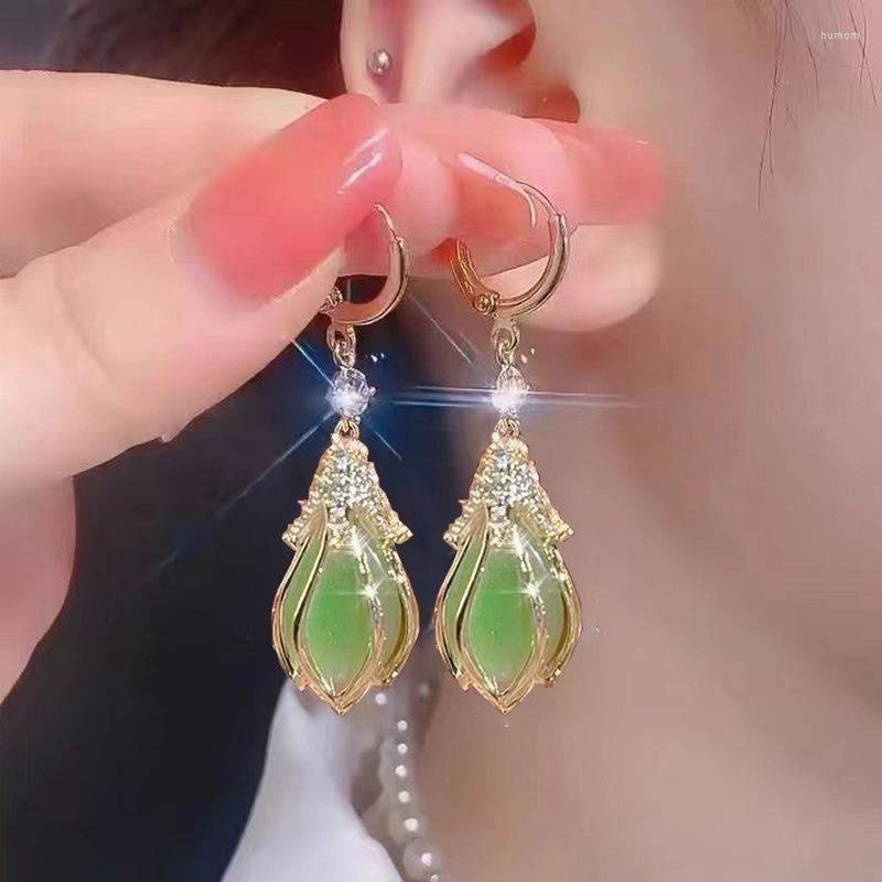 Dangle Earrings Exquisite Fashion Women's Opal S925 Silver Needle Versatile Crystal Diamond Full Temperament Pendant Jewelry Gi
Dangle Earrings Exquisite Fashion Women's Opal S925 Silver Needle Versatile Crystal Diamond Full Temperament Pendant Jewelry Gi