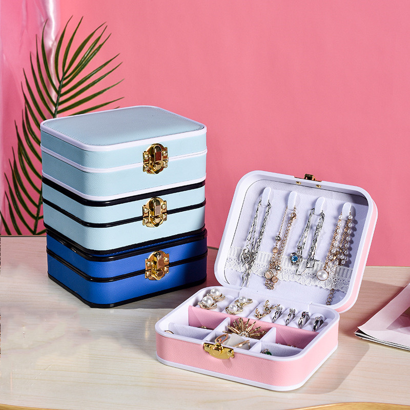 Portable Jewelry Storage Box Travel Organizer Necklace Boxes Earring Ring Jewelry Organizers Display
Portable Jewelry Storage Box Travel Organizer Necklace Boxes Earring Ring Jewelry Organizers Display