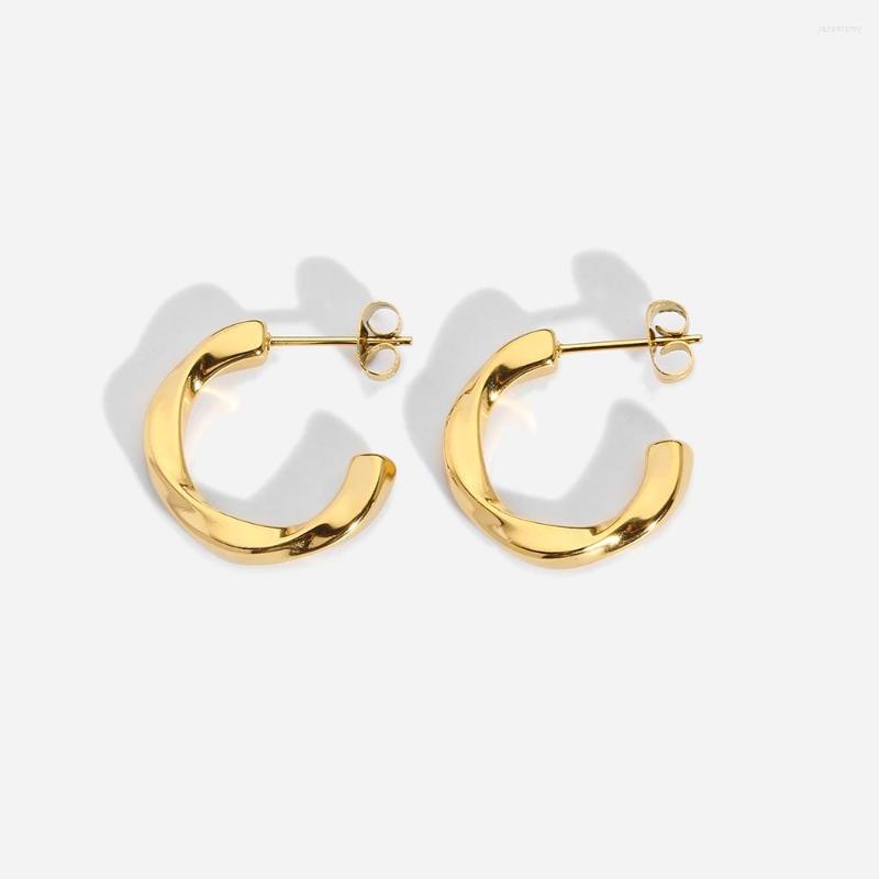 Hoop Earrings Waterproof Stainless Steel Stylish Small Twisted For Women Girls Gold Plated Mini Wave Stud Jewelry Gift
Hoop Earrings Waterproof Stainless Steel Stylish Small Twisted For Women Girls Gold Plated Mini Wave Stud Jewelry Gift