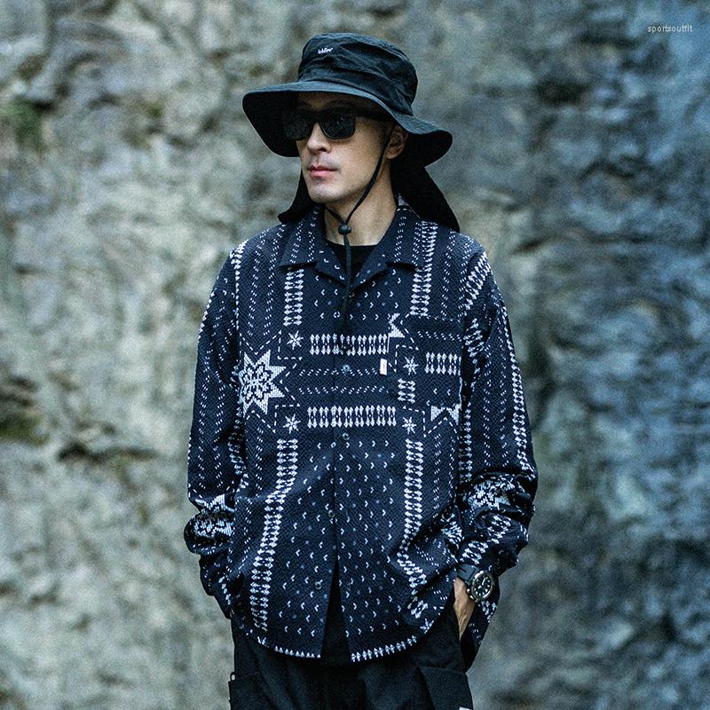 Men' Casual Shirts ASHFIRE 21AW Paisley Printed Seersucker Long Sleeved Shirt Loose Old School VINTAGE Streetwear Fashion, Black
Men' Casual Shirts ASHFIRE 21AW Paisley Printed Seersucker Long Sleeved Shirt Loose Old School VINTAGE Streetwear Fashion, Black