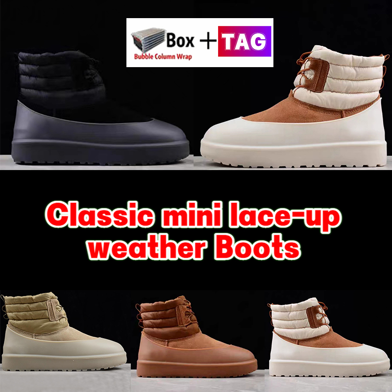Designer Boots Classic mini lace-up weather waterproof boots men Snow Boot mens Sneaker Ankle Half fashion Bootes chestnut white black sand womens Sneakers, Bubble wrap packaging
Designer Boots Classic mini lace-up weather waterproof boots men Snow Boot mens Sneaker Ankle Half fashion Bootes chestnut white black sand womens Sneakers, Bubble wrap packaging