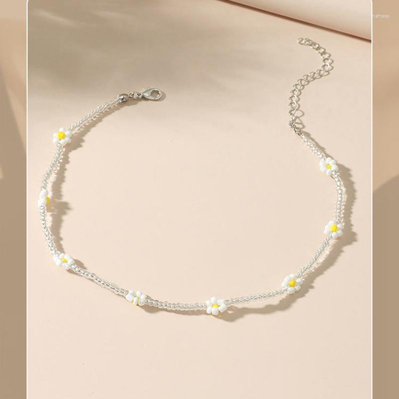 Choker Necklace Flower Clear Elegant Clavicle Handmade Weave Bead Women Bohemia Jewellery
Choker Necklace Flower Clear Elegant Clavicle Handmade Weave Bead Women Bohemia Jewellery