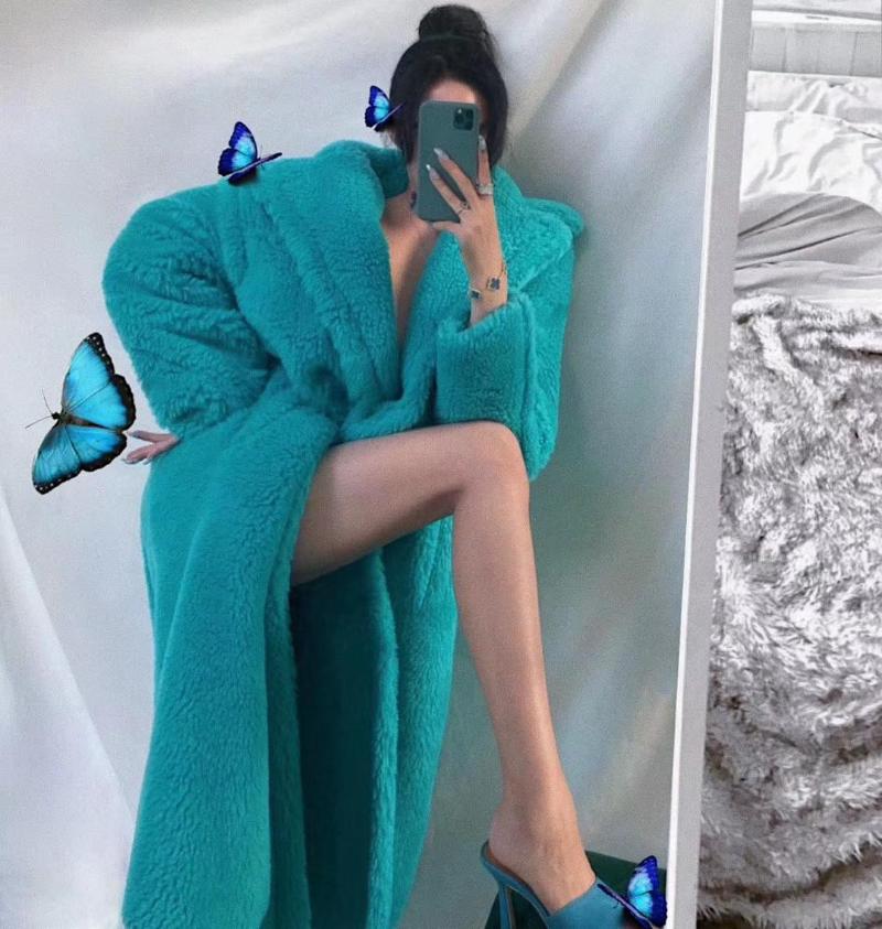 Women's Fur Vest Direct Selling Faux Wide-waisted Long Coat Women's 2022 Lake Plush Lamb Quilted Jacket Warm Women, Blue
Women's Fur Vest Direct Selling Faux Wide-waisted Long Coat Women's 2022 Lake Plush Lamb Quilted Jacket Warm Women, Blue