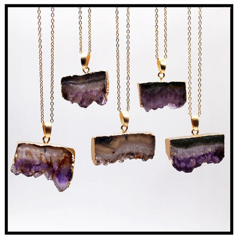 Pendant Necklaces Wholesale 6pcs/lot Natural Stone Crystal Raw Tooth Plating Necklace Women Hand Making Gift Jewelry
Pendant Necklaces Wholesale 6pcs/lot Natural Stone Crystal Raw Tooth Plating Necklace Women Hand Making Gift Jewelry