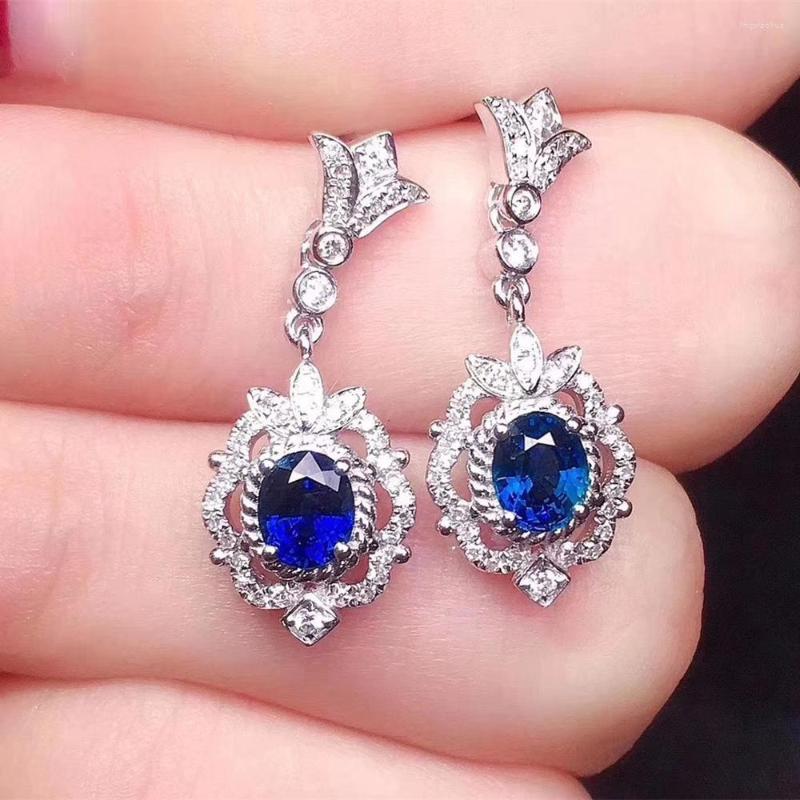 Stud Earrings KJJEAXCMY Fine Jewelry 925 Sterling Silver Inlaid Natural Sapphire Female Ear Studs Vintage Support Detection
Stud Earrings KJJEAXCMY Fine Jewelry 925 Sterling Silver Inlaid Natural Sapphire Female Ear Studs Vintage Support Detection