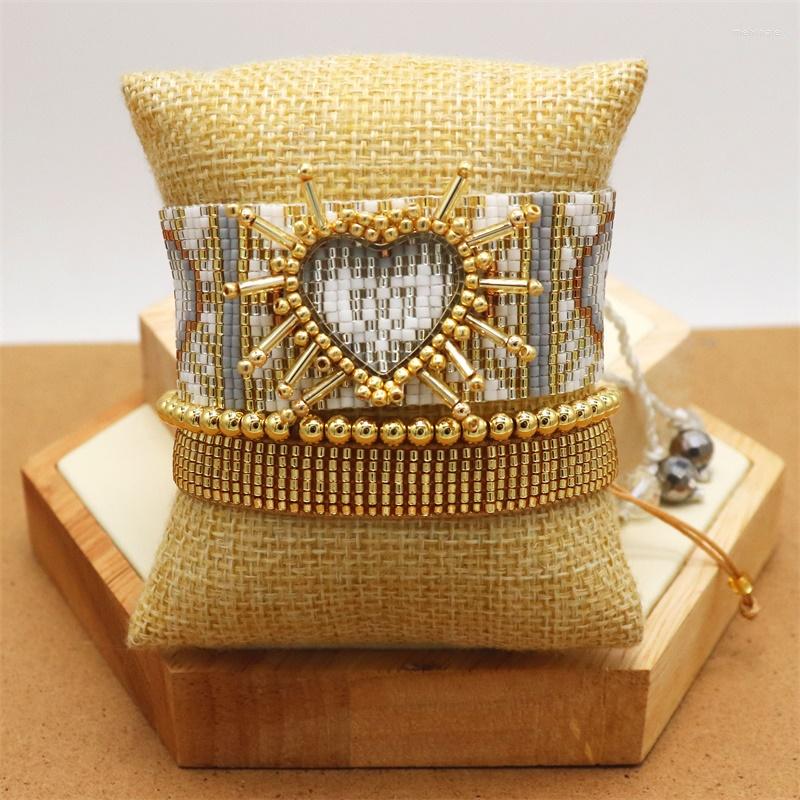 Strand ZHONGVI 3D Heart MIYUKI Bracelet Luxury Handmade Bead Charm Bracelets Set Pulseras Mujer Moda 2022 Friendship Gifts
Strand ZHONGVI 3D Heart MIYUKI Bracelet Luxury Handmade Bead Charm Bracelets Set Pulseras Mujer Moda 2022 Friendship Gifts