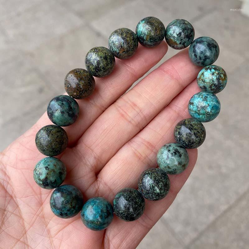 Strand Natural Stone African Turquoise Beads Bracelet Elasticity Male Yoga Suitcase Jewelry Moss Green Beaded For Women
Strand Natural Stone African Turquoise Beads Bracelet Elasticity Male Yoga Suitcase Jewelry Moss Green Beaded For Women