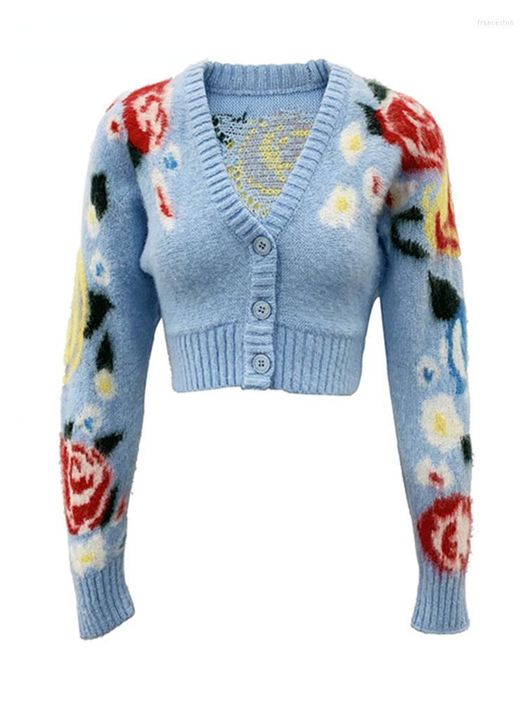 Women's Knits Print Knitting Sweater For Women V Neck Long Sleeve Colorblock Casual Single Breasted Cardigan Female Clothing 2022, Black
Women's Knits Print Knitting Sweater For Women V Neck Long Sleeve Colorblock Casual Single Breasted Cardigan Female Clothing 2022, Black
