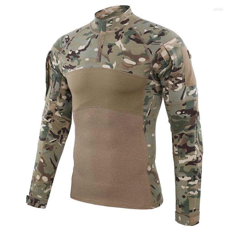 Men' T Shirts Camouflage Uniform Combat Tactical Frog Suit Outdoor Hunting Shirt Military Clothing Hiking Sniper Jersey Warm, Khaki
Men' T Shirts Camouflage Uniform Combat Tactical Frog Suit Outdoor Hunting Shirt Military Clothing Hiking Sniper Jersey Warm, Khaki