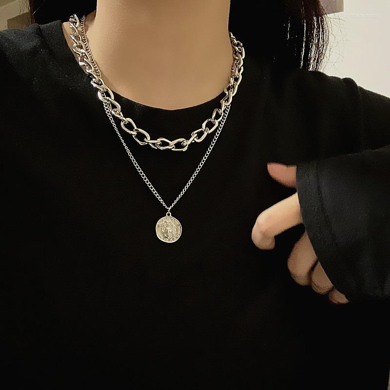 Pendant Necklaces Retro Portrait Chain Female Hip Hop Double Layer Necklace High Grade Design Cool Spicy Girl
Pendant Necklaces Retro Portrait Chain Female Hip Hop Double Layer Necklace High Grade Design Cool Spicy Girl