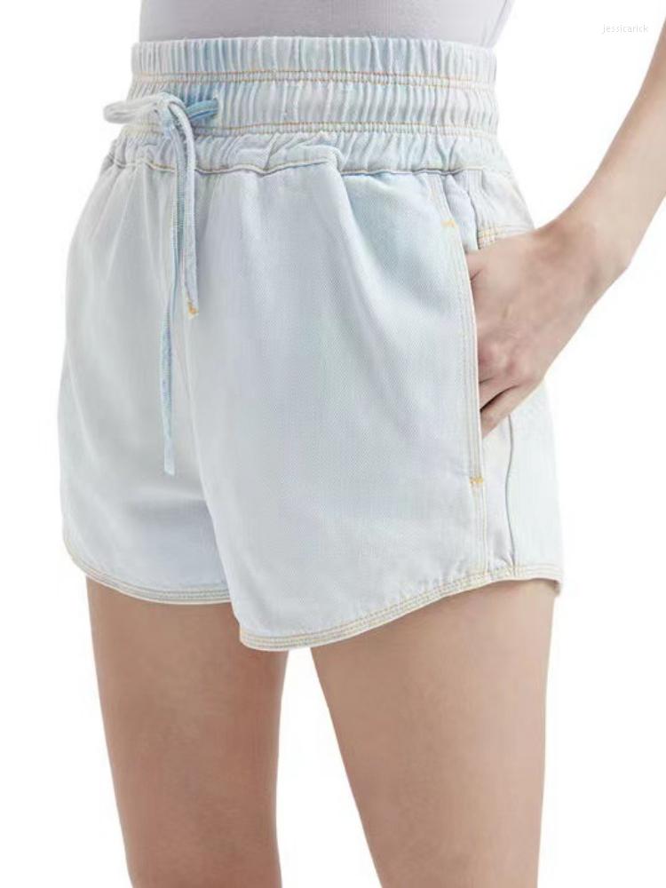 Women's Shorts Women 2022 Spring And Summer Cotton Solid Color Casual Elastic Waist Denim, Light blue white
Women's Shorts Women 2022 Spring And Summer Cotton Solid Color Casual Elastic Waist Denim, Light blue white