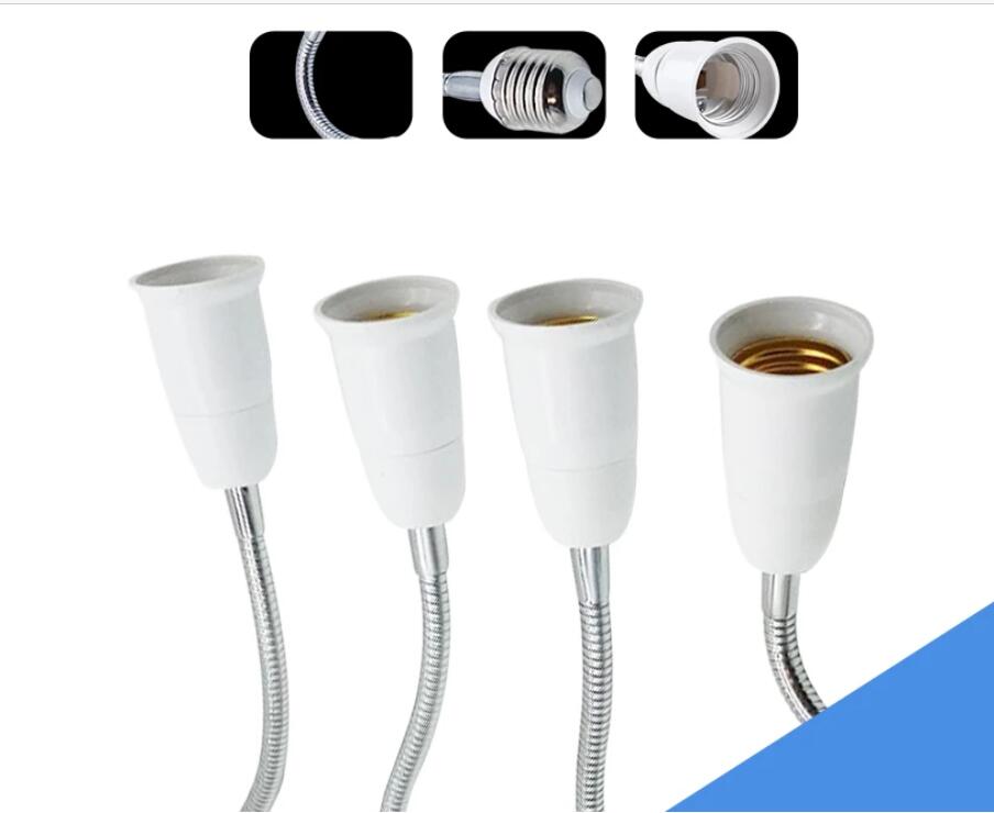 Base E27 to E27 Lamp Adapters 16CM 20CM 30CM 35CM 50CM 60CM Extension Light Holder Converters Hose lampholder