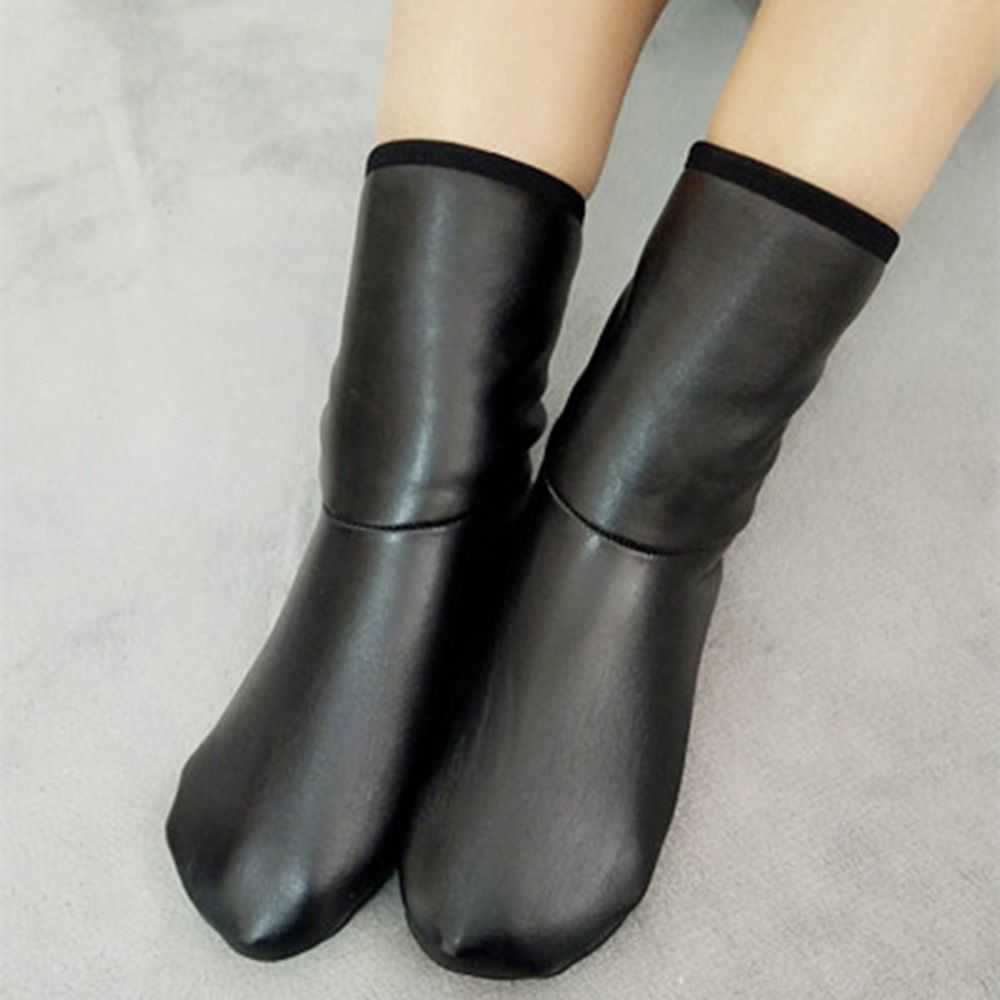 Socks Hosiery Unisex Winter Warm PU Leather Coral Fleece Thermal Boot Slipper Socks Men Women Children Indoor House Soft Non-Slip Socks T221102, Black
Socks Hosiery Unisex Winter Warm PU Leather Coral Fleece Thermal Boot Slipper Socks Men Women Children Indoor House Soft Non-Slip Socks T221102, Black