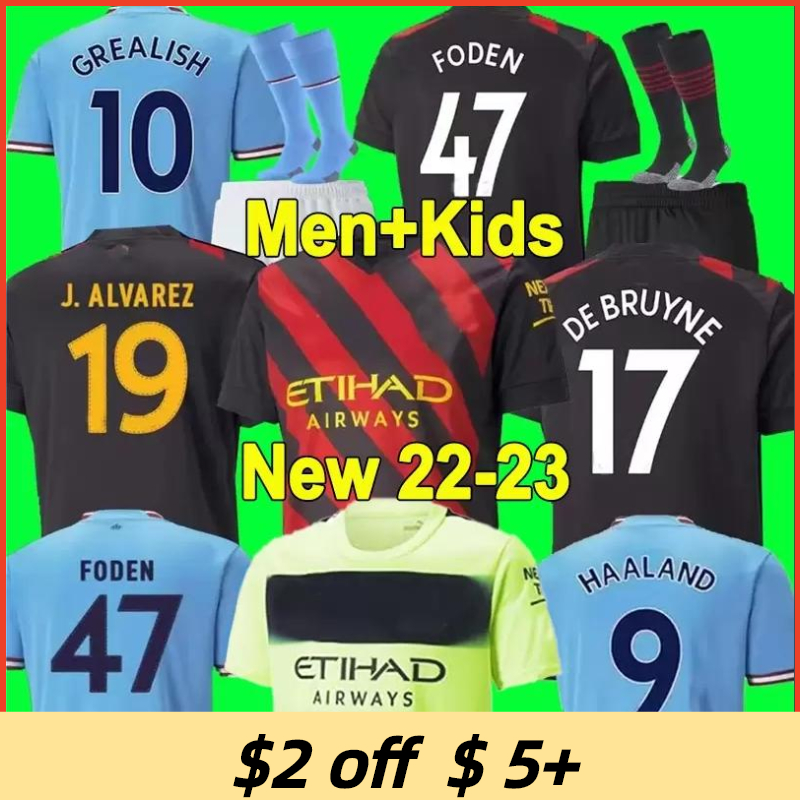 22 23 HAALAND SOCCER JERSEYS GREALISH STERLING MANS CITIES MAHREZ fans player version DE BRUYNE FODEN 2022 2023 football tops shirt kids kit sets uniform Boys youth, 22 23 home adult ucl
22 23 HAALAND SOCCER JERSEYS GREALISH STERLING MANS CITIES MAHREZ fans player version DE BRUYNE FODEN 2022 2023 football tops shirt kids kit sets uniform Boys youth, 22 23 home adult ucl