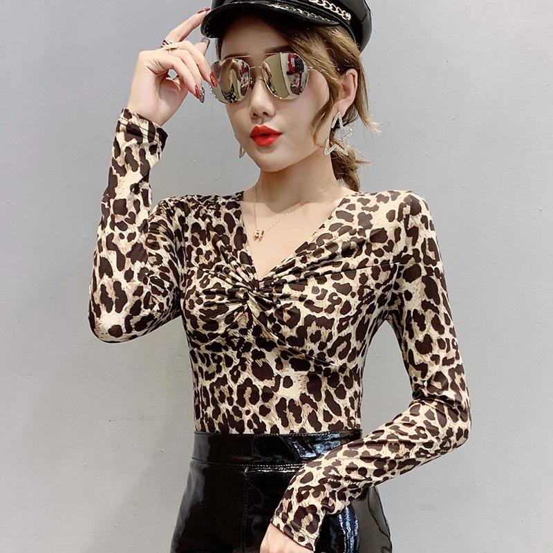Women's T Shirts #8904 Leopard Shirt Women V Neck Skinny Wrap T-shirt Femme Sexy Slim Thin Vintage Casual Womens Tee Retro
Women's T Shirts #8904 Leopard Shirt Women V Neck Skinny Wrap T-shirt Femme Sexy Slim Thin Vintage Casual Womens Tee Retro