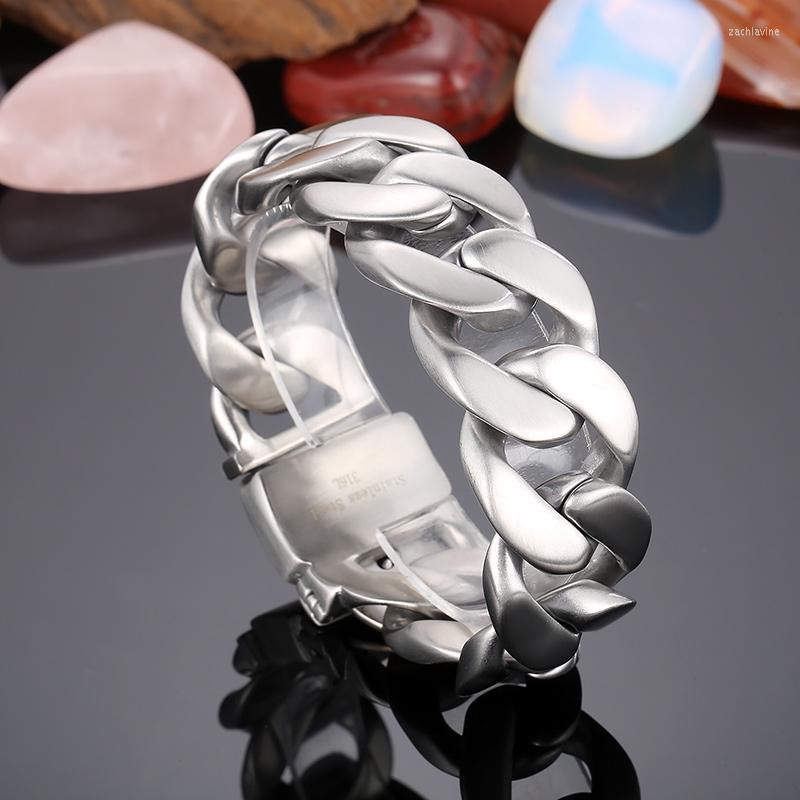 Link Bracelets Huge 25mm 8.66 Inch Sandy Silver Heavy Men's Cuban Curb Chain Bangle Stainless Steel Bracelet High Quality
Link Bracelets Huge 25mm 8.66 Inch Sandy Silver Heavy Men's Cuban Curb Chain Bangle Stainless Steel Bracelet High Quality