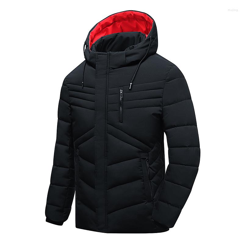 Men' Down Winter Warm Cotton-padded Suit Matching Color Hooded Detachable Puffer Jacket Men, Black
Men' Down Winter Warm Cotton-padded Suit Matching Color Hooded Detachable Puffer Jacket Men, Black
