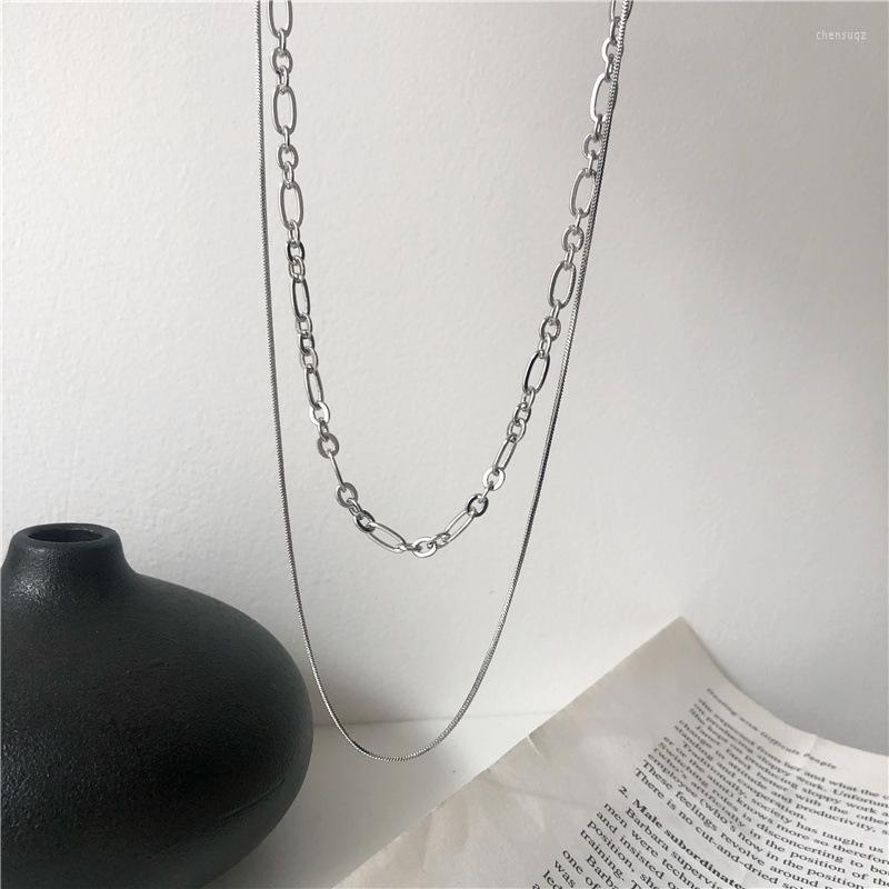 Chains Vintage Multi-layer Chain Choker Necklace For Women Silver Color Fashion Thin Pendant Statement Jewelry Gift 2022
Chains Vintage Multi-layer Chain Choker Necklace For Women Silver Color Fashion Thin Pendant Statement Jewelry Gift 2022
