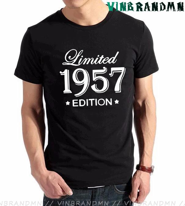 Men's T Shirts Funny Summer Style Limited Edition 1957 Men Birthday Short Sleeve O Neck Cotton Man Made In T-shirt Tops, Chocolate
Men's T Shirts Funny Summer Style Limited Edition 1957 Men Birthday Short Sleeve O Neck Cotton Man Made In T-shirt Tops, Chocolate
