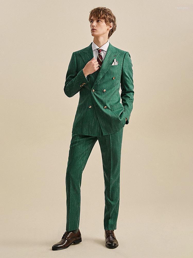 Men's Suits Double Breasted Green Set For Men 10% Cotton 2022 Slim Style Wedding Groom Wear Business Man Daily Plus Size 58A, Blazer pant
Men's Suits Double Breasted Green Set For Men 10% Cotton 2022 Slim Style Wedding Groom Wear Business Man Daily Plus Size 58A, Blazer pant