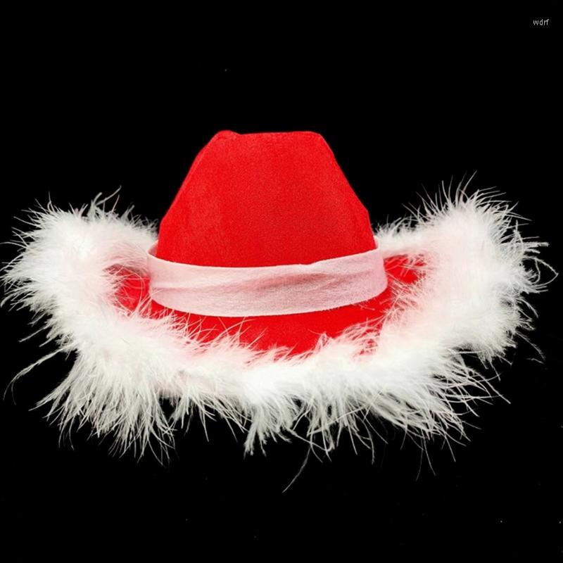 Berets Vintage Christmas Style Hat With Fluffy Brim Women Men Felt Ladies Cowboy Hats Party Top Bonnet Cosplay, Red
Berets Vintage Christmas Style Hat With Fluffy Brim Women Men Felt Ladies Cowboy Hats Party Top Bonnet Cosplay, Red