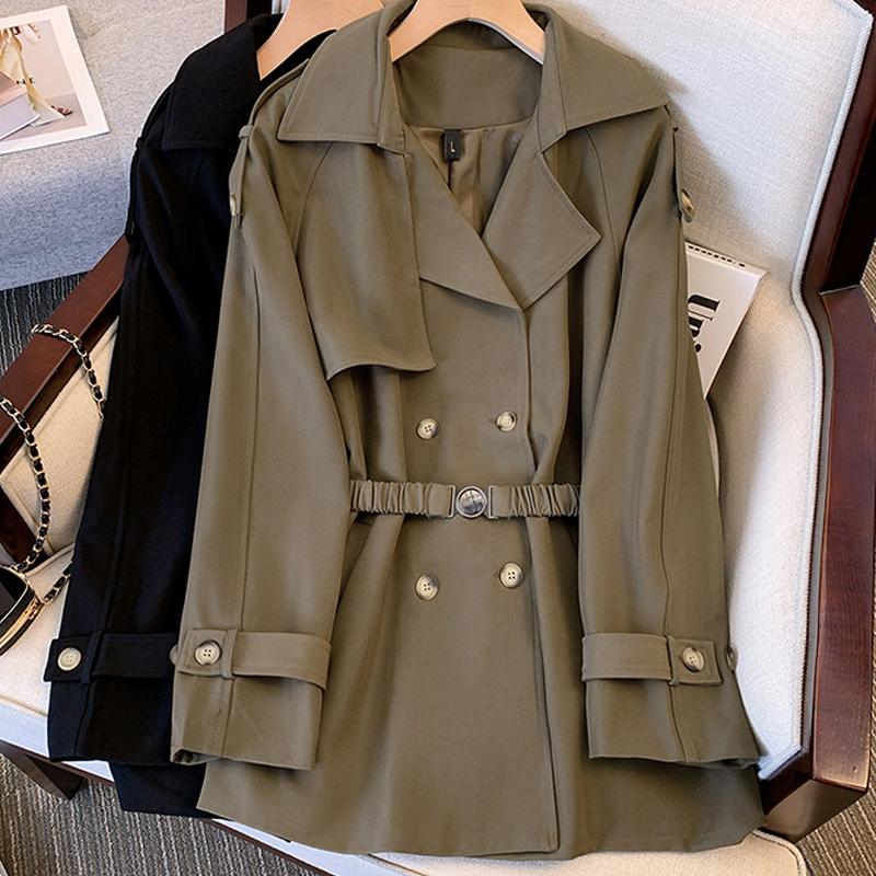 Women's Trench Coats Women 2023 Spring And Autumn Korean Waist Jacket Winter -4XL Black Color Coat
Women's Trench Coats Women 2023 Spring And Autumn Korean Waist Jacket Winter -4XL Black Color Coat