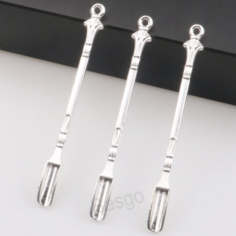 Metal Mini Shovel Spoon Portable Vintage Mini Tobacco Powder Scoop Hookah Smoking Powders Spoons Multiple Uses Hanging Scoops BH787257453