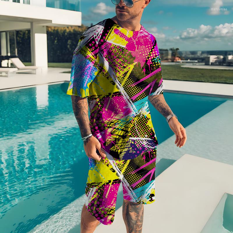 Men's Tracksuits Men's Sets Summer 3D Printed Graffiti Short Sleeve T-Shirt Suit Fashion 2 Piece Streetwear Outdoor Tracksuit Male, Ts8556
Men's Tracksuits Men's Sets Summer 3D Printed Graffiti Short Sleeve T-Shirt Suit Fashion 2 Piece Streetwear Outdoor Tracksuit Male, Ts8556