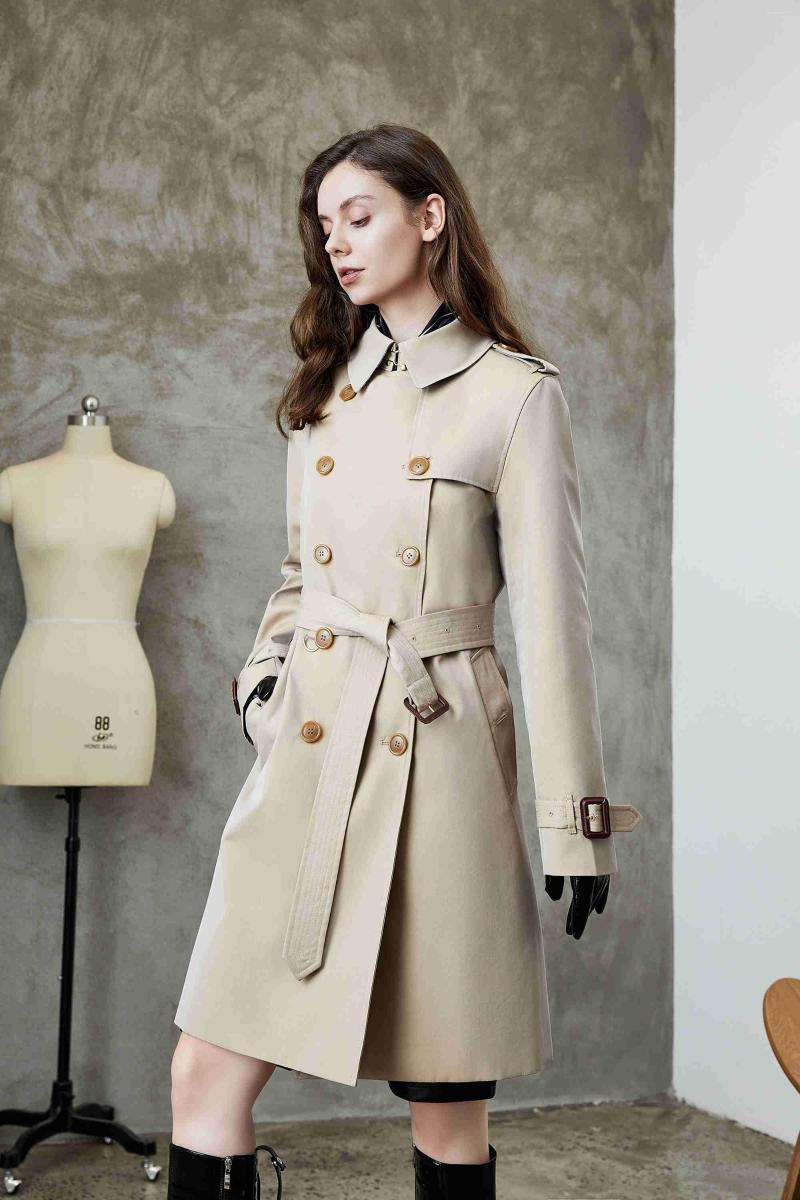 Women' Trench Coats Women' 2023 Spring Autumn Chameleon British Style Long Double-breasted Belt Blouses Jackets Female Clothing, Khaki
Women' Trench Coats Women' 2023 Spring Autumn Chameleon British Style Long Double-breasted Belt Blouses Jackets Female Clothing, Khaki
