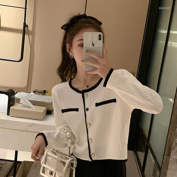 Women' Knits Woman Sweaters Cardigan Short Knitted Long Sleeve Korean Style Fashion Tops, Black
Women' Knits Woman Sweaters Cardigan Short Knitted Long Sleeve Korean Style Fashion Tops, Black