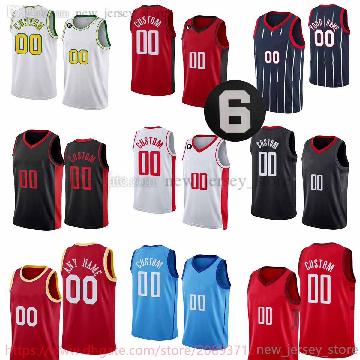 Custom 2022-23 New Printed Basketball Jerseys 1 Jabari Smith Jr. 4 Jalen Green 17 Tari Eason 0 TyTyWashington 5 Darius Days 25 Garrison Mathews 12 Trevor Hudgins 6 patch, Printed (with team logo)
Custom 2022-23 New Printed Basketball Jerseys 1 Jabari Smith Jr. 4 Jalen Green 17 Tari Eason 0 TyTyWashington 5 Darius Days 25 Garrison Mathews 12 Trevor Hudgins 6 patch, Printed (with team logo)