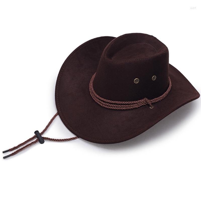 Berets Retro Big-edge Western Cowboy Hat Imitation Leather Basin Wide Brim Outdoor Trend Summer Sun Protection, Rose red
Berets Retro Big-edge Western Cowboy Hat Imitation Leather Basin Wide Brim Outdoor Trend Summer Sun Protection, Rose red